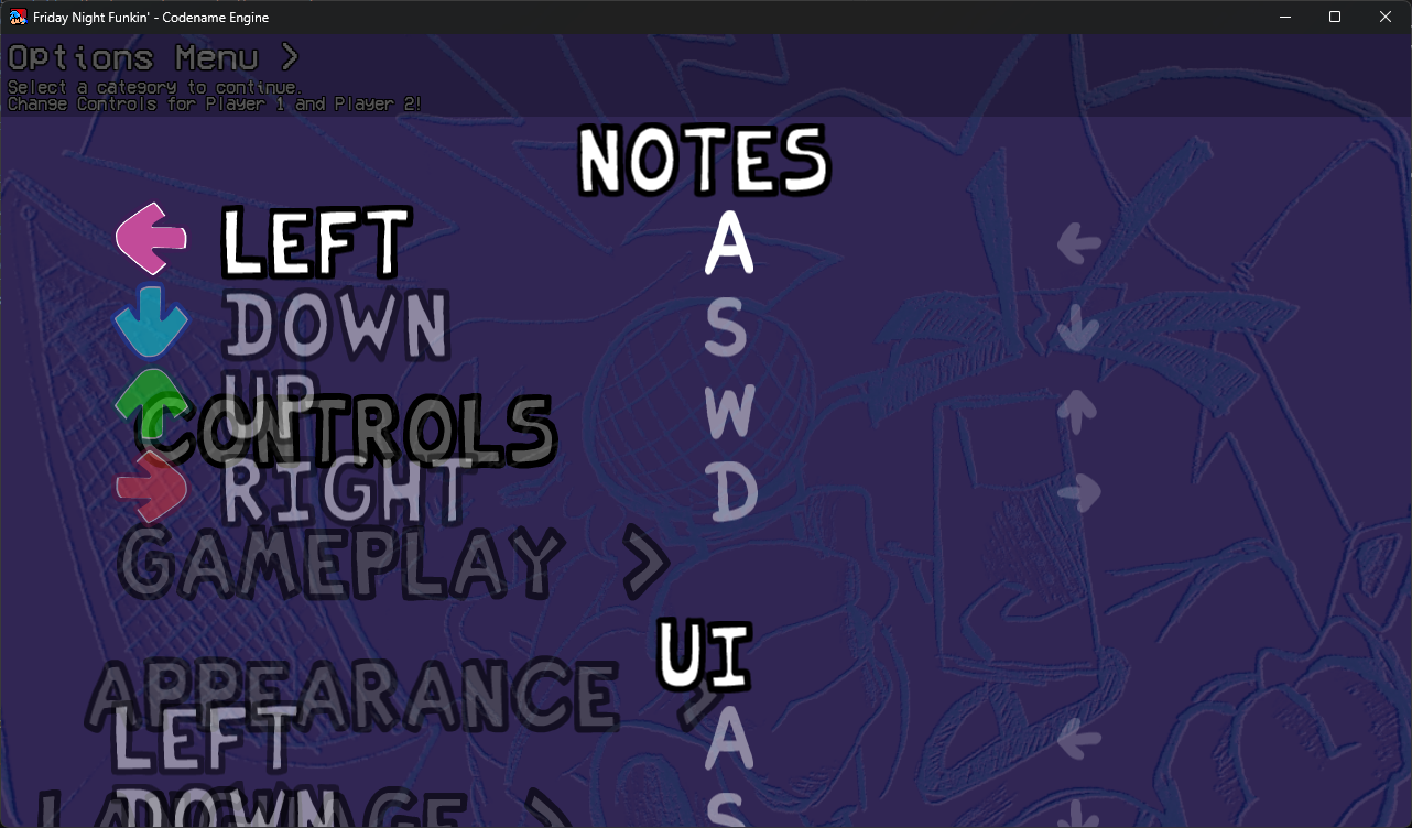 Control Options Substate